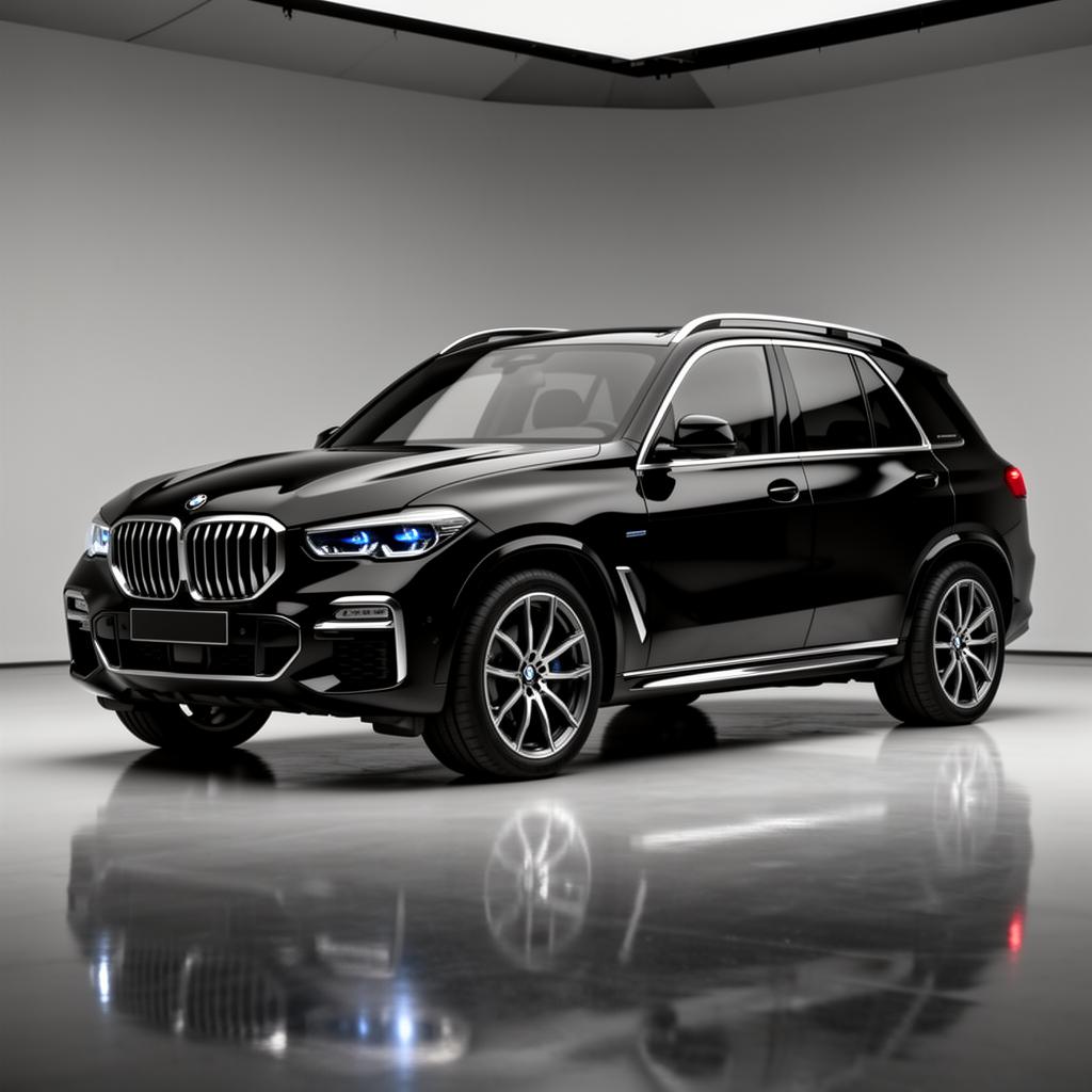 Premium SUV im Studio